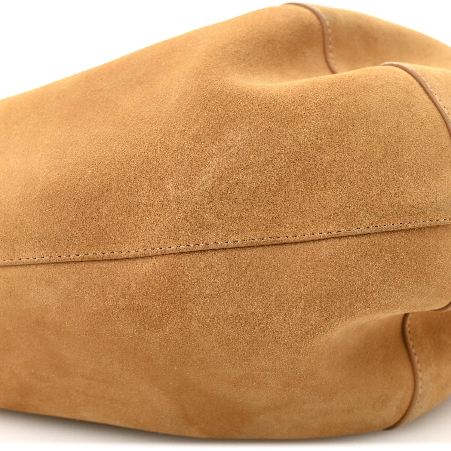 Mansur Gavriel Suede Soft M Hobo Caramel 10 of 12