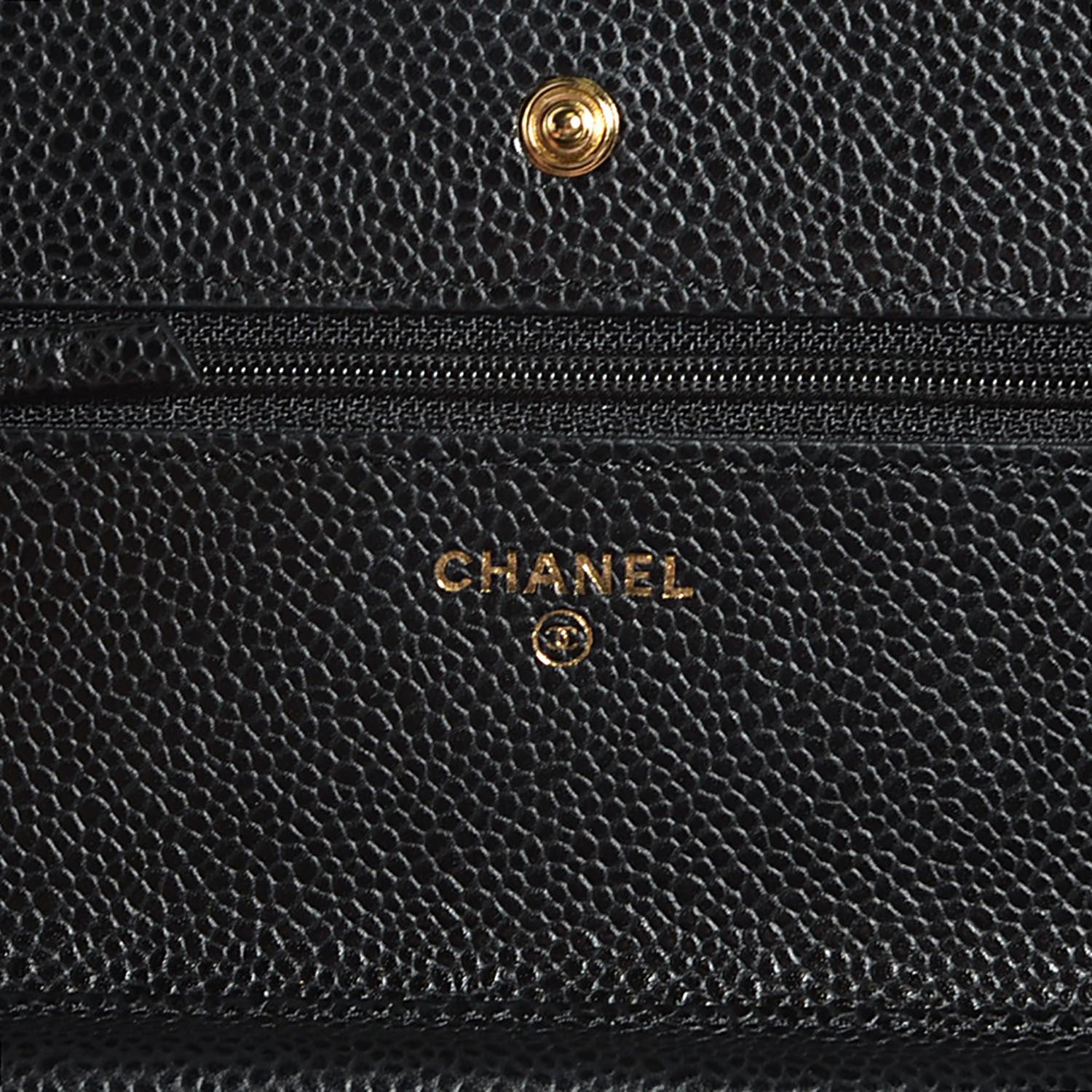 Chanel Caviar Quilted Wallet On Chain WOC Black 6 of 8