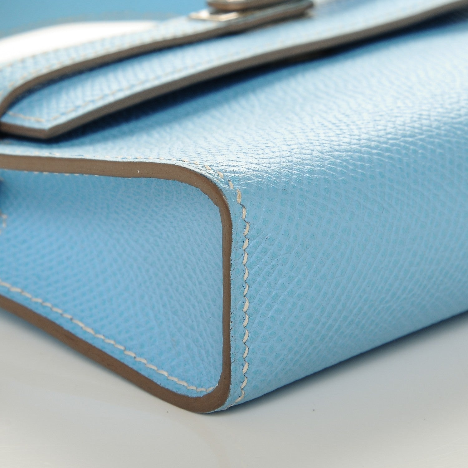 Hermes Epsom Tiny Kelly Sellier Celeste 14 of 20