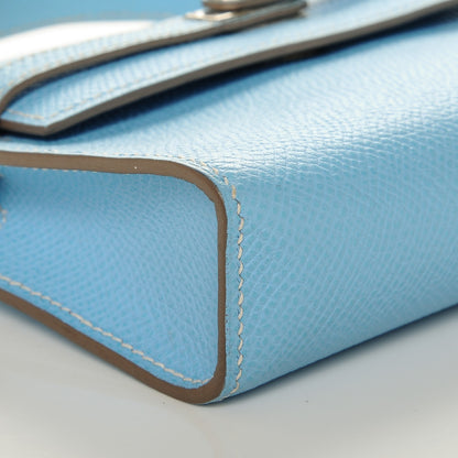 Hermes Epsom Tiny Kelly Sellier Celeste 14 of 20