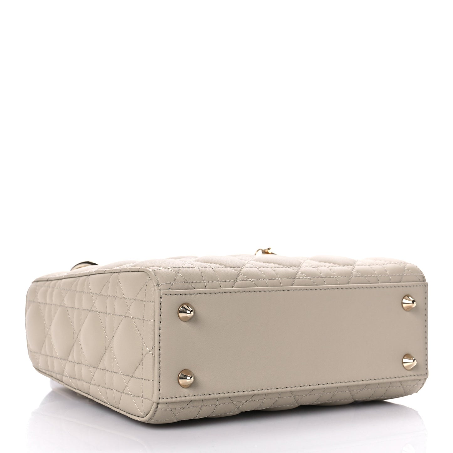 Lambskin Cannage Small My ABCDior Lady Dior Hazelnut