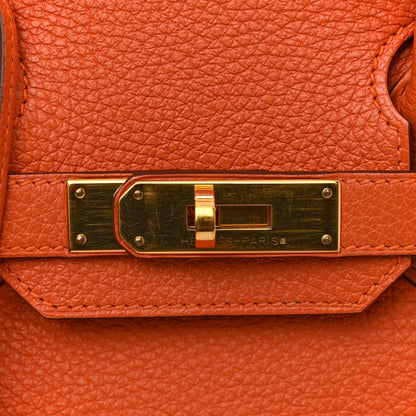 Hermes Togo Birkin 30 Orange 11 of 16