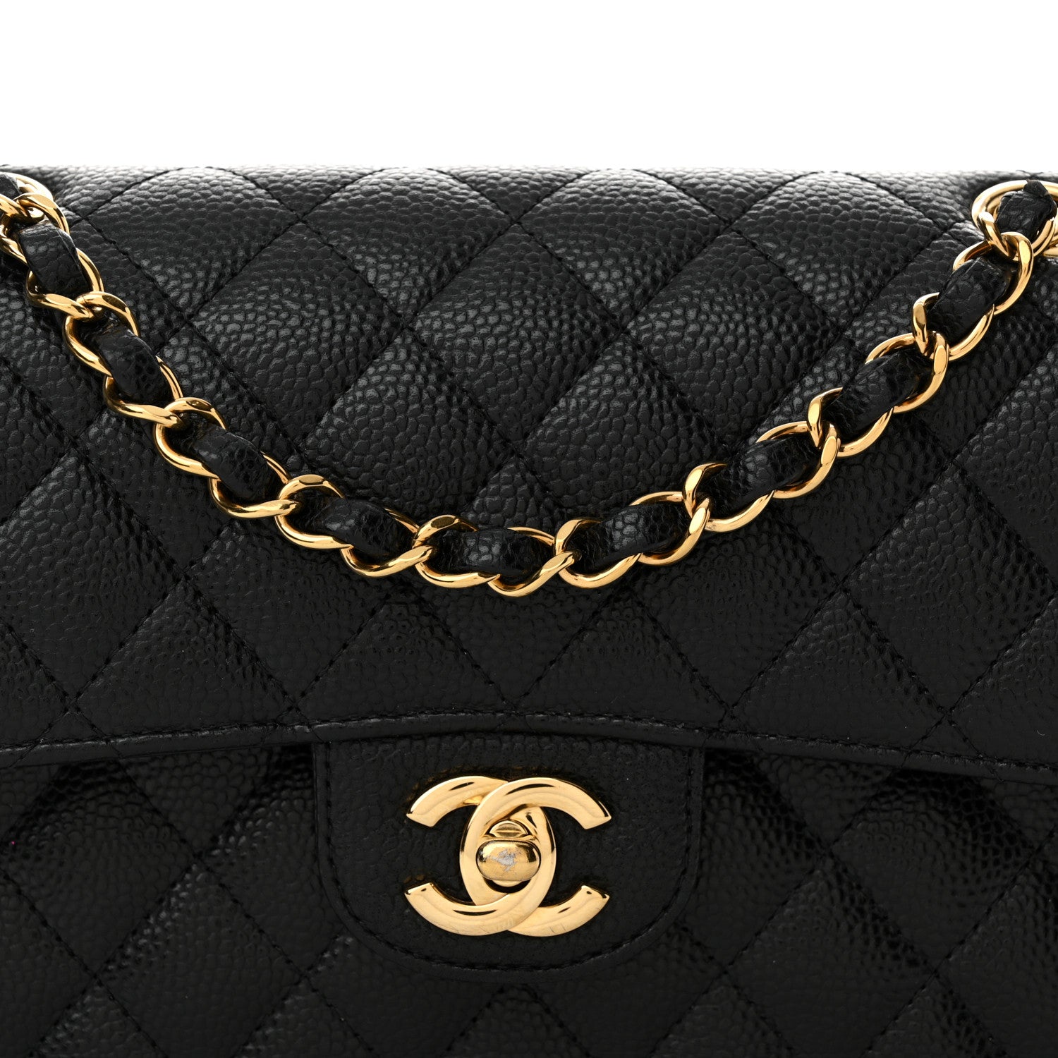 Chanel Caviar Quilted Small Double Flap Black 8 of 13