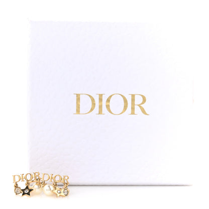 Christian Dior Pearl Crystal Dio(r)evolution Star Clip On Earrings Gold 4 of 4