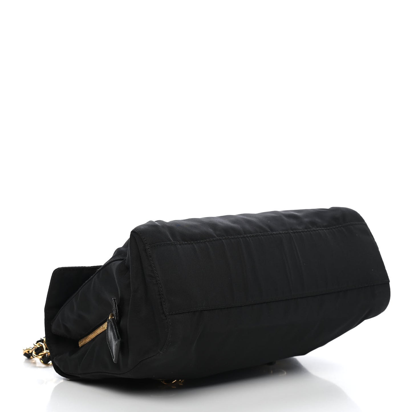 Tessuto Nylon Catena Shoulder Bag Black