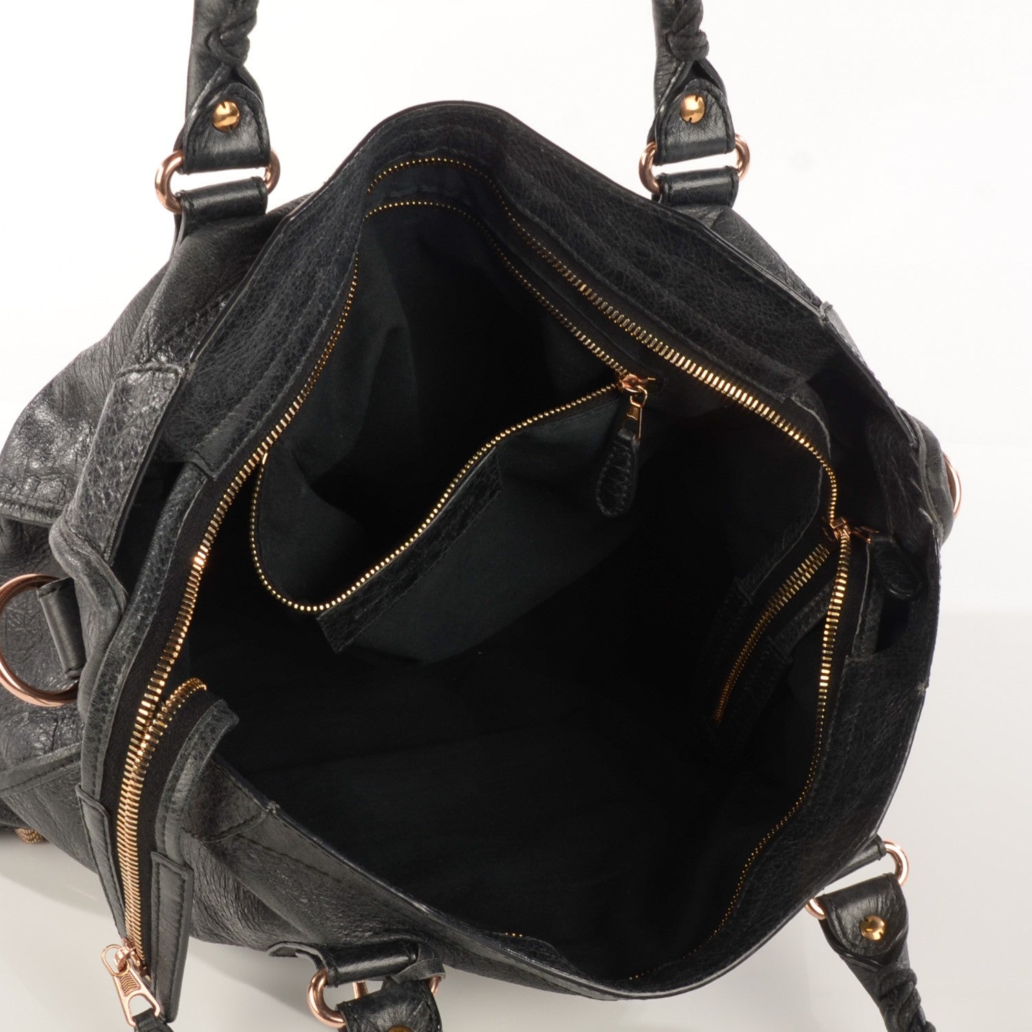 Balenciaga Agneau Giant 12 Rose Gold Hardware City Black 5 of 15