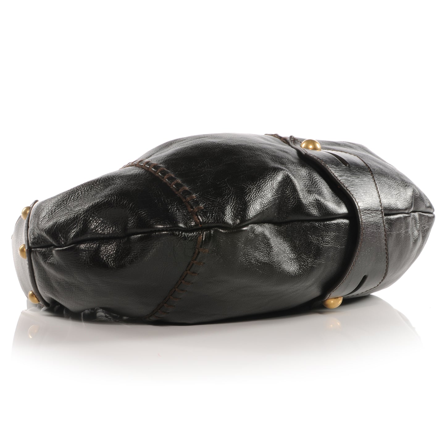 Leather Vincennes Mombasa Hobo Bag Brown