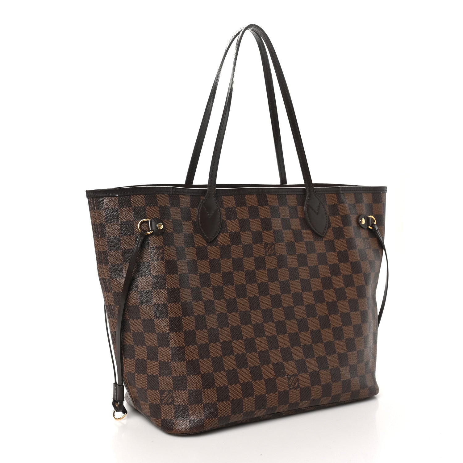 Louis Vuitton Damier Ebene Neo Neverfull MM Rose Ballerine 4 of 13