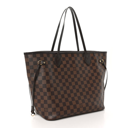 Louis Vuitton Damier Ebene Neo Neverfull MM Rose Ballerine 4 of 13