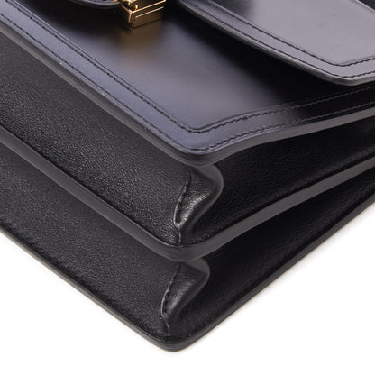 Louis Vuitton Smooth Calfskin Dauphine MM Black 7 of 9