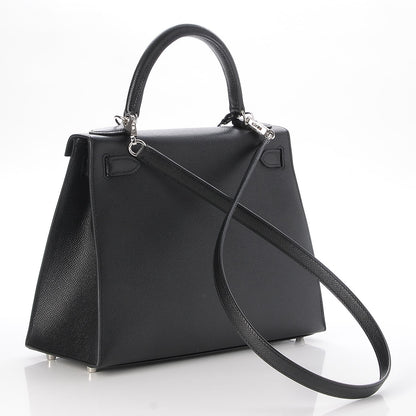 Hermes Epsom Kelly Sellier 28 Black 4 of 38