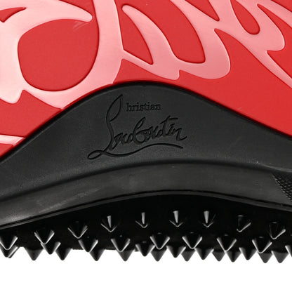 Christian Louboutin Veau Velours Spikes Mens Roller Boat Flat 43 Black 7 of 7