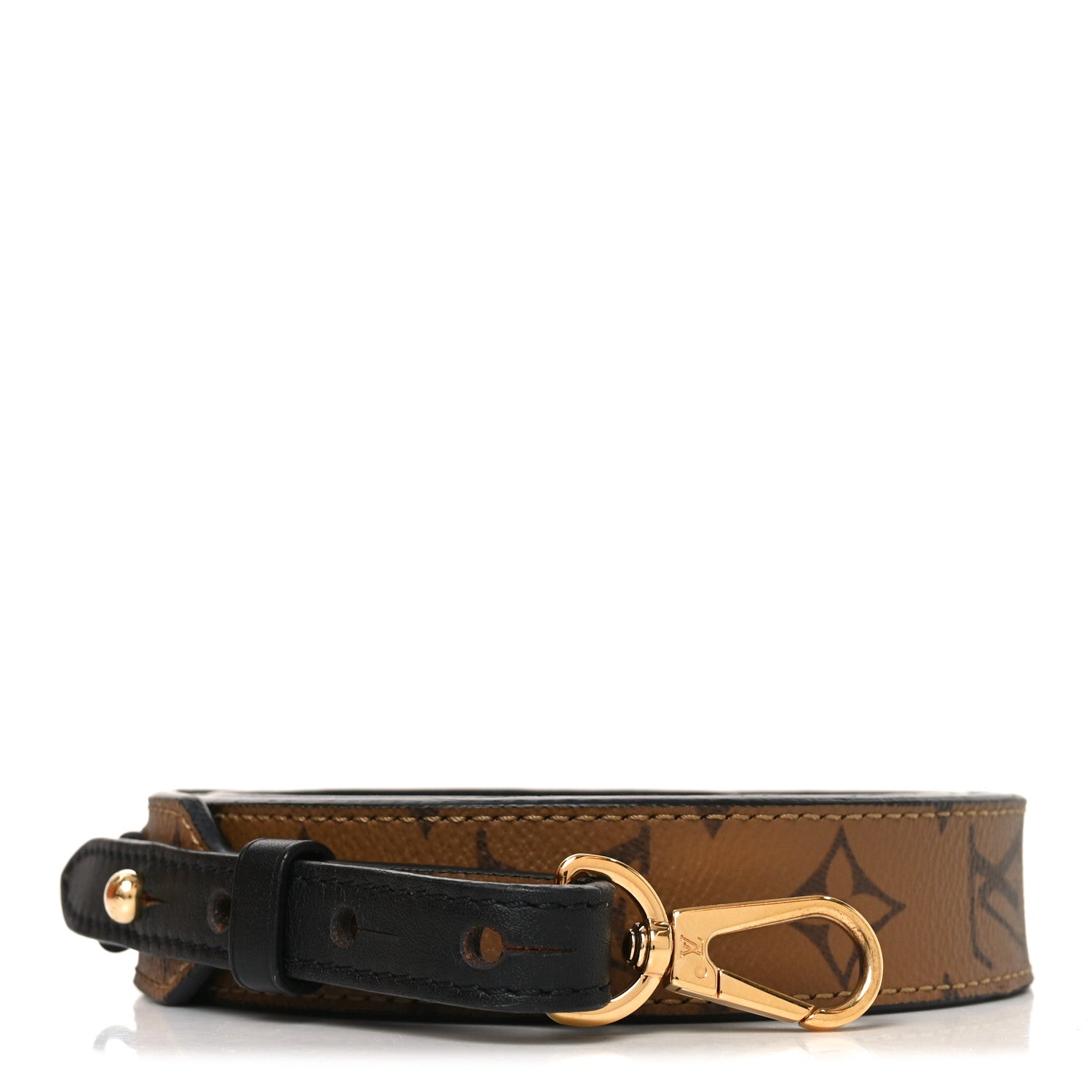 Louis Vuitton Reverse Monogram Bandouliere Shoulder Strap XL Black 1 of 4