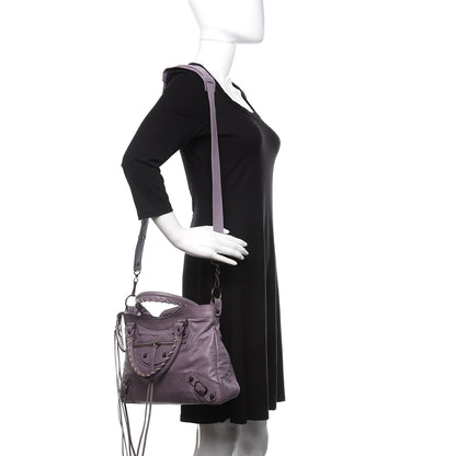Balenciaga Agneau Classic Hardware Town Glycine 2 of 9