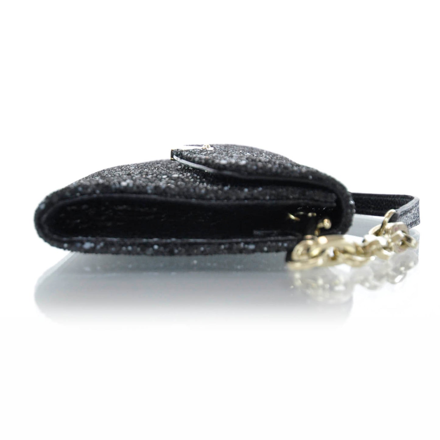 Glitter Riane Clutch Black