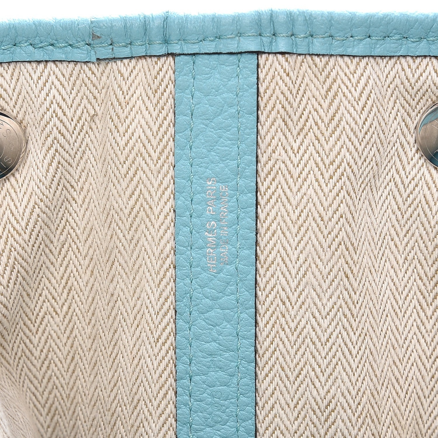 Hermes Vache Country Garden Party 36 MM Bleu Atoll 6 of 13