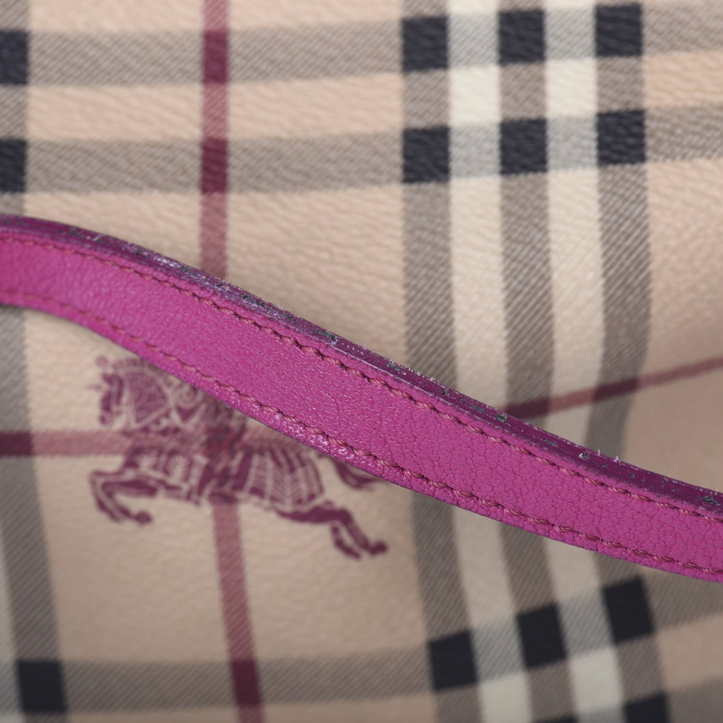 Haymarket Check Small Canterbury Tote Magenta
