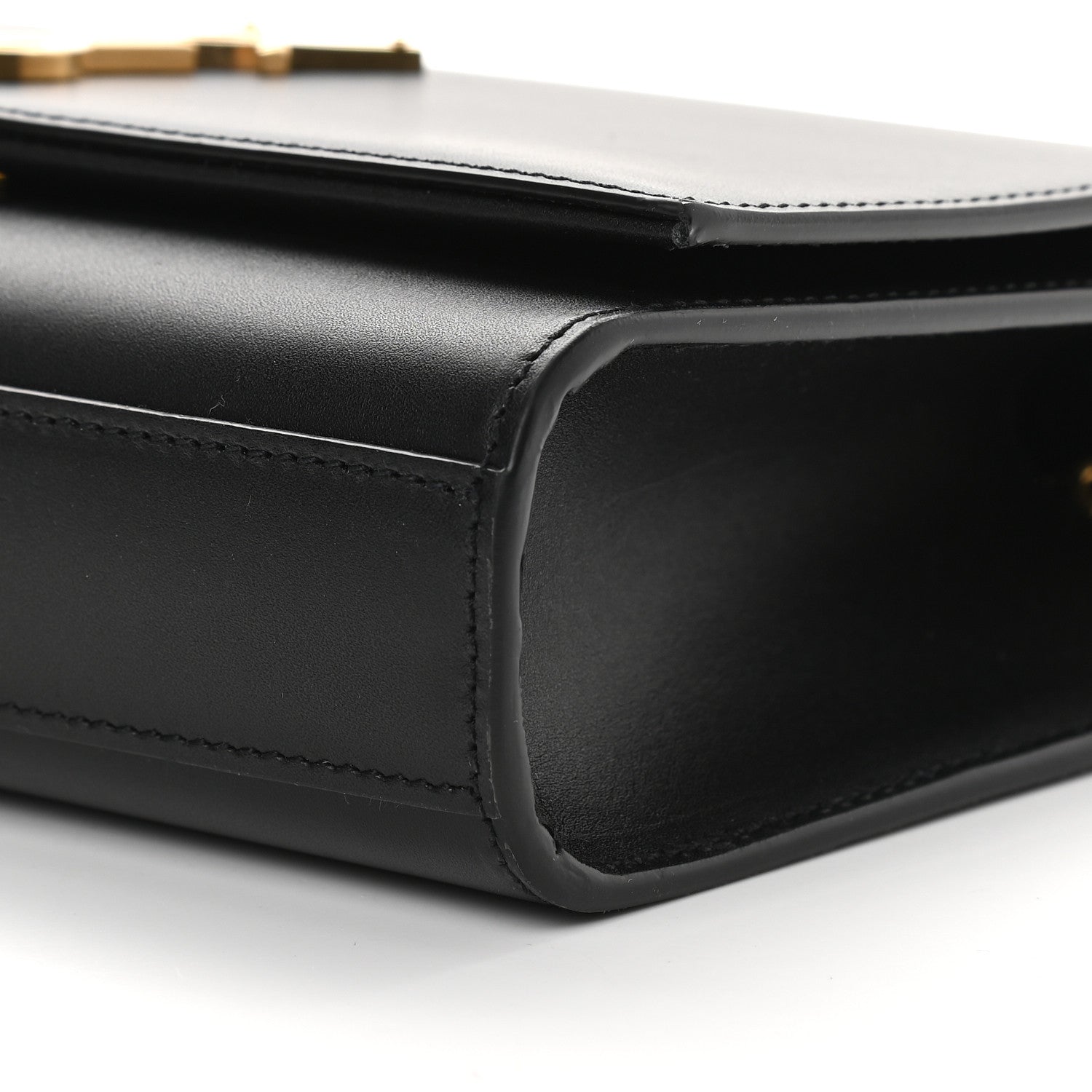 Saint Laurent Smooth Calfskin Medium Classic Monogram Kate Tassel Satchel Black 8 of 8