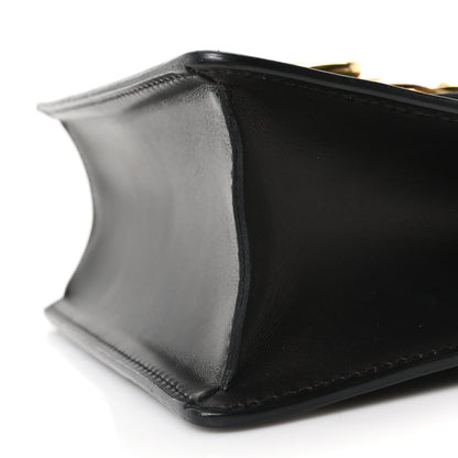 Gucci Calfskin Mini Sylvie Chain Shoulder Bag Black 10 of 10