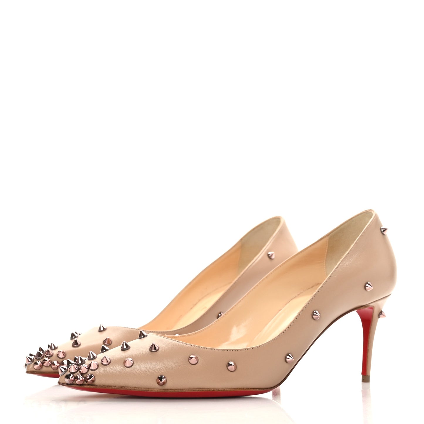 Kid Degraspike 70 Pumps 38.5 Nude Gold Rose