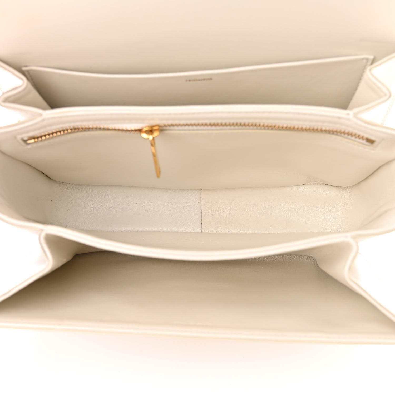 Celine Shiny Calfskin Medium Triomphe White 5 of 18