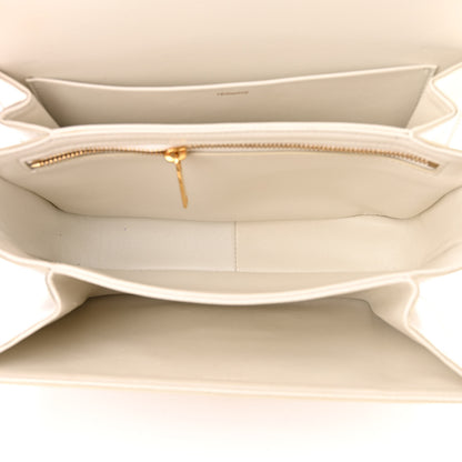 Celine Shiny Calfskin Medium Triomphe White 5 of 18