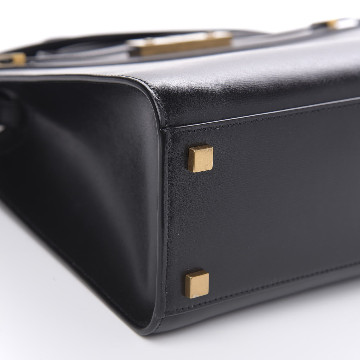 Saint Laurent Calfskin Small Manhattan Shopper Tote Black 8 of 9