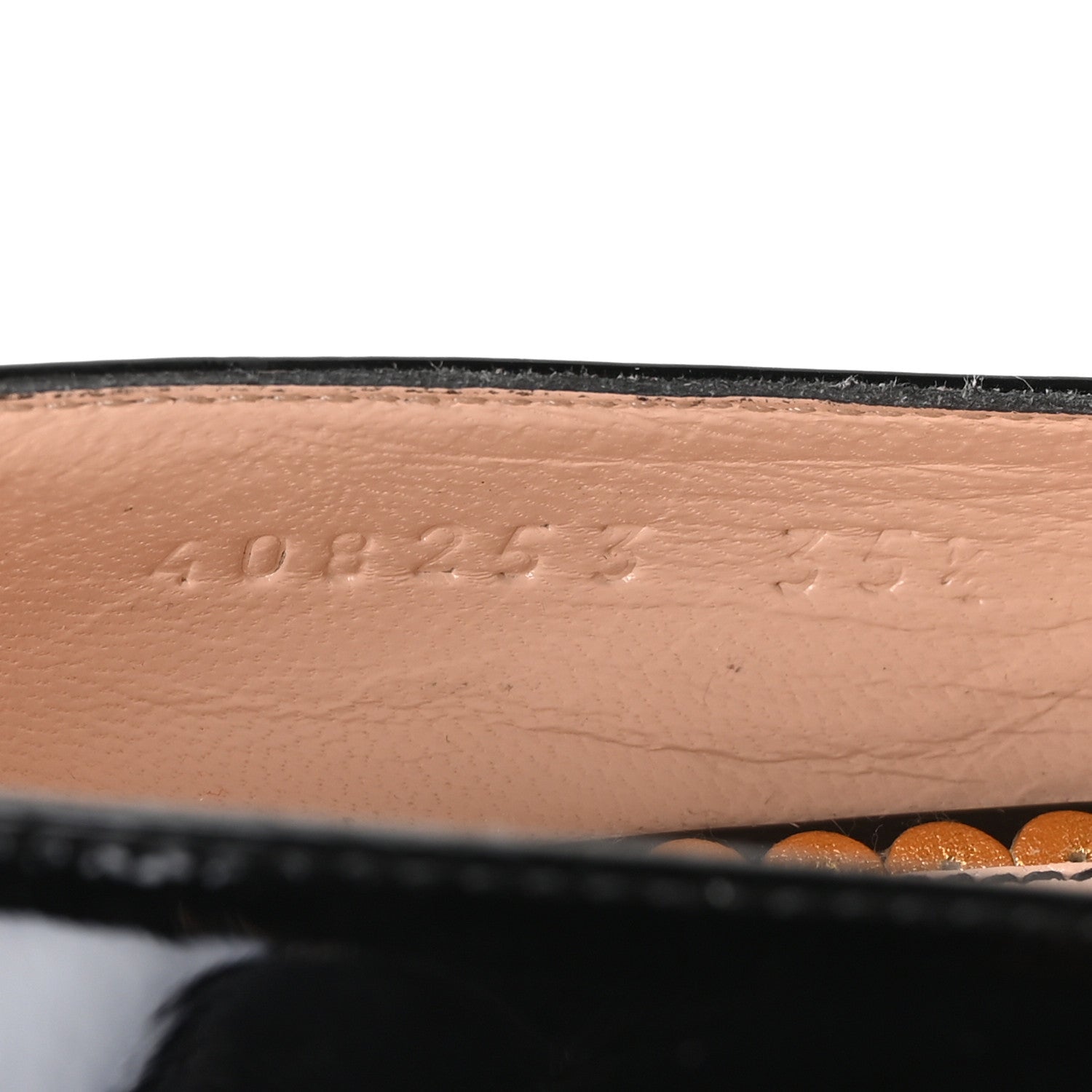 Gucci Vernice Crystal Pearl Embellished Mary Jane Pumps 35.5 Black 9 of 10