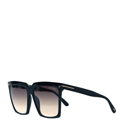 Tom Ford Acetate Polarized Sabrina Cat Eye Sunglasses TF764 Black 2 of 6