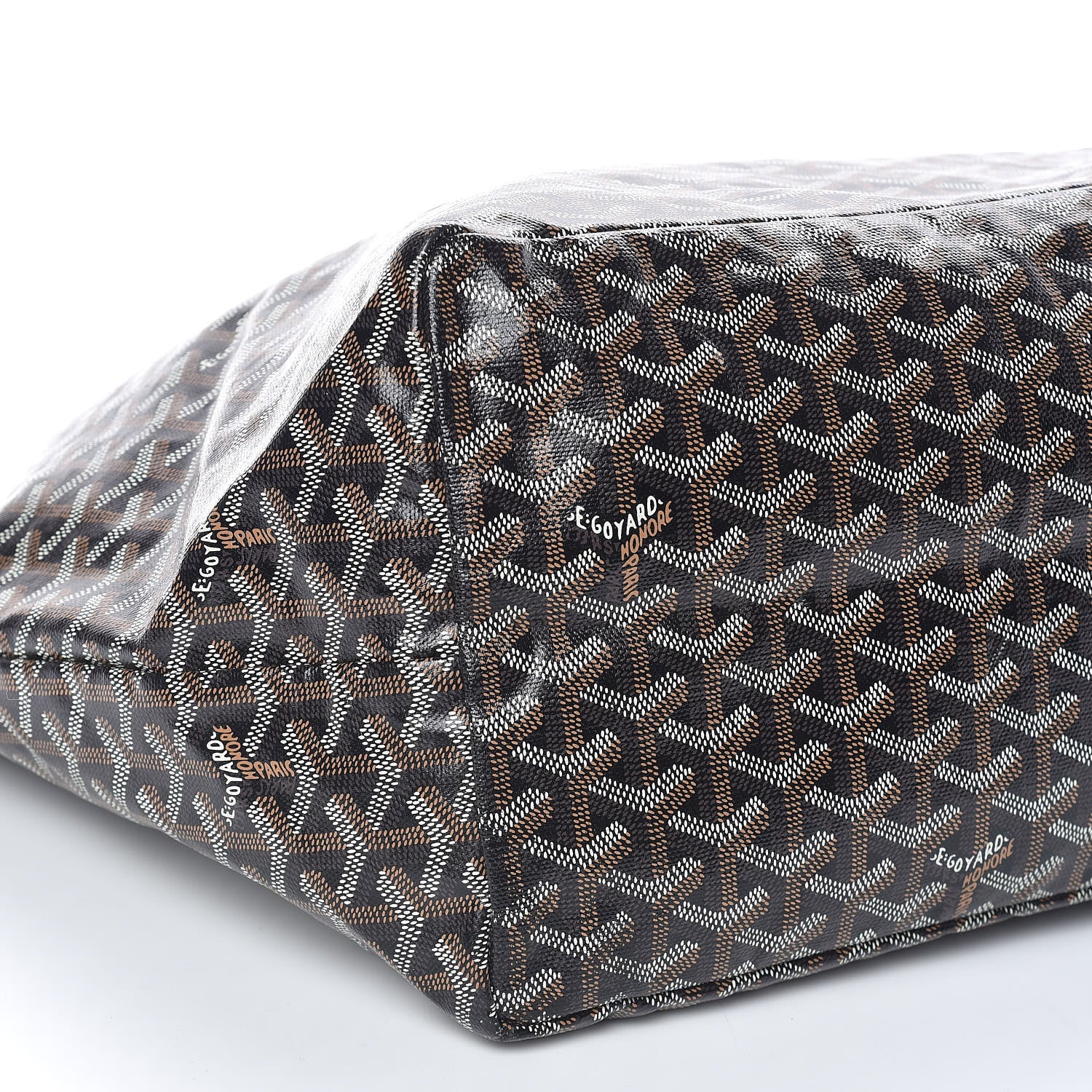 Goyard Goyardine Saint Louis GM Black Gold 10 of 11