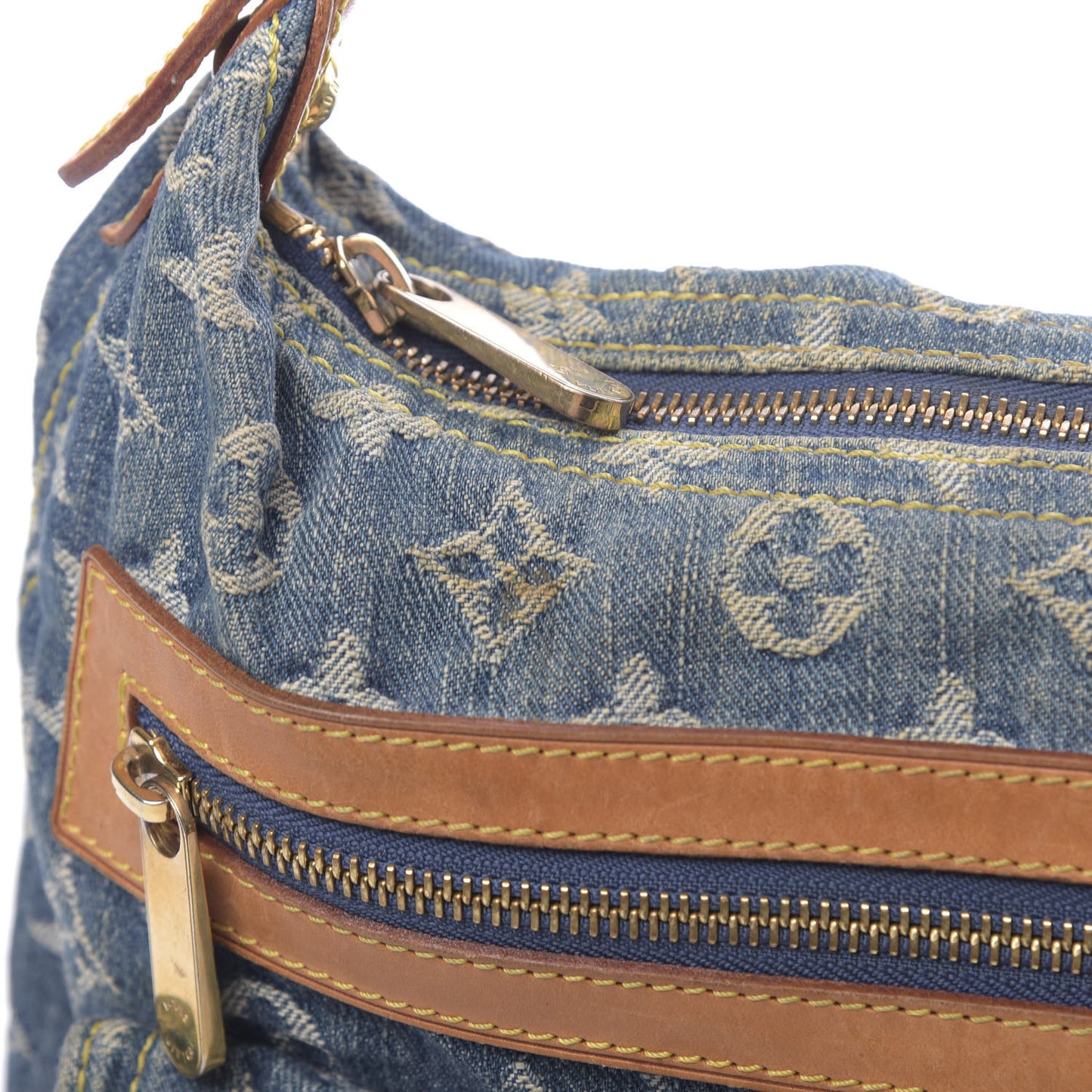 Monogram Denim Baggy PM Blue