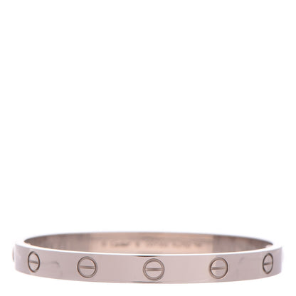 Cartier 18K White Gold LOVE Bracelet 16 1 of 6