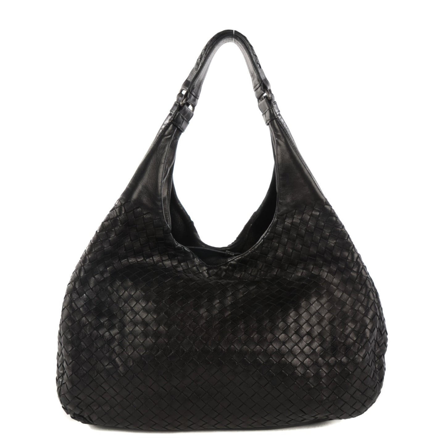 Nappa Intrecciato Large Campana Nero Black
