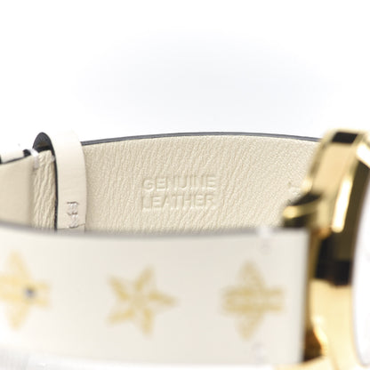 Gucci Stainless Steel Calfskin 38mm G-Timeless Bee Star Quartz Watch White 7 of 9