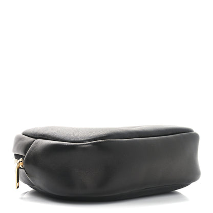 Saint Laurent Lambskin Calypso Cosmetic Case Black 4 of 10