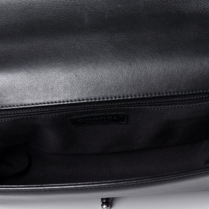 Chanel Calfskin Quilted New Medium Boy Flap Black 5 of 9
