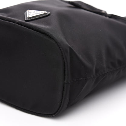 Prada Saffiano Tessuto Nylon Vela Bucket Wristlet Black 8 of 8
