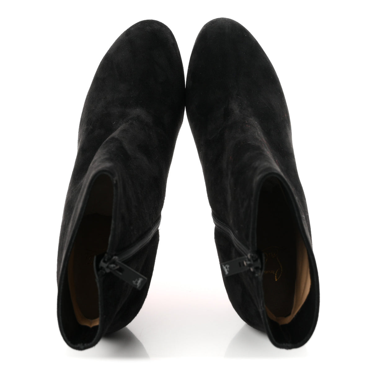Veau Velours Bianca 120 Ankle Booties 39 Black