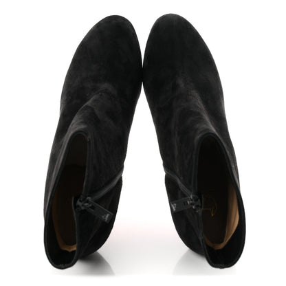 Christian Louboutin Veau Velours Bianca 120 Ankle Booties 39 Black 2 of 8
