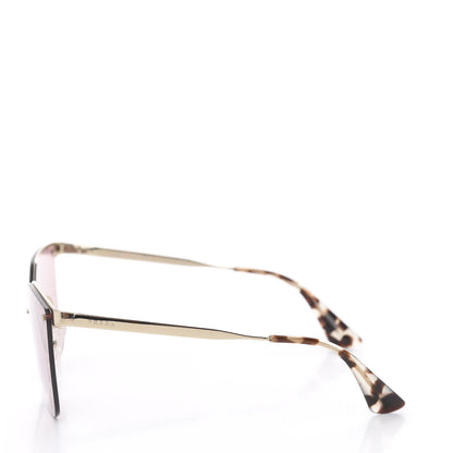 Prada Cat Eye Sunglasses SPR 68T Pink Gold 3 of 7