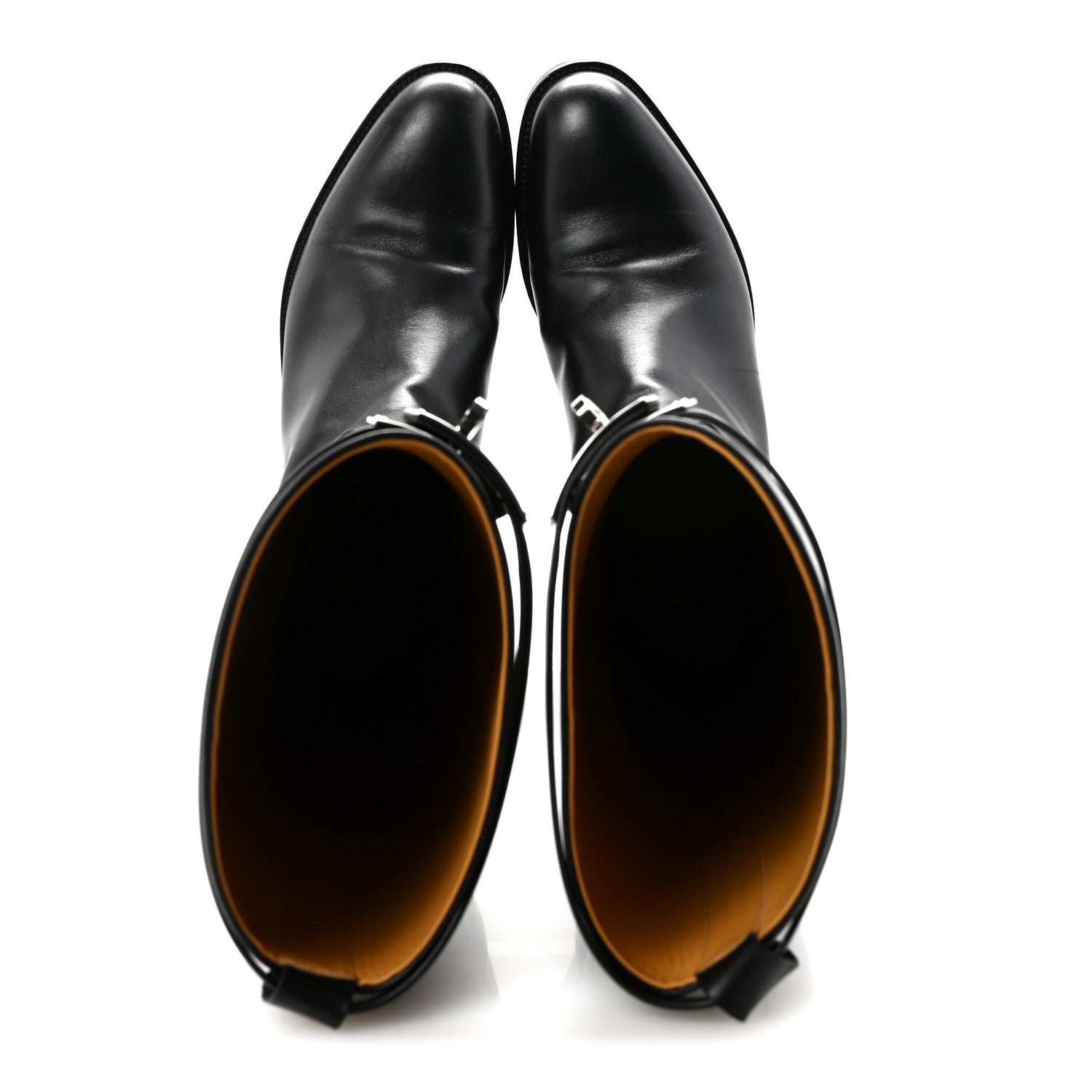 Hermes Box Kelly Jumping Boots 37.5 Black 2 of 9