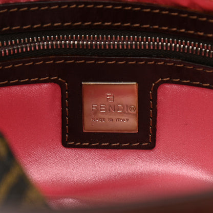 Fendi Zucca Flower Applique Baguette Tobacco 6 of 11