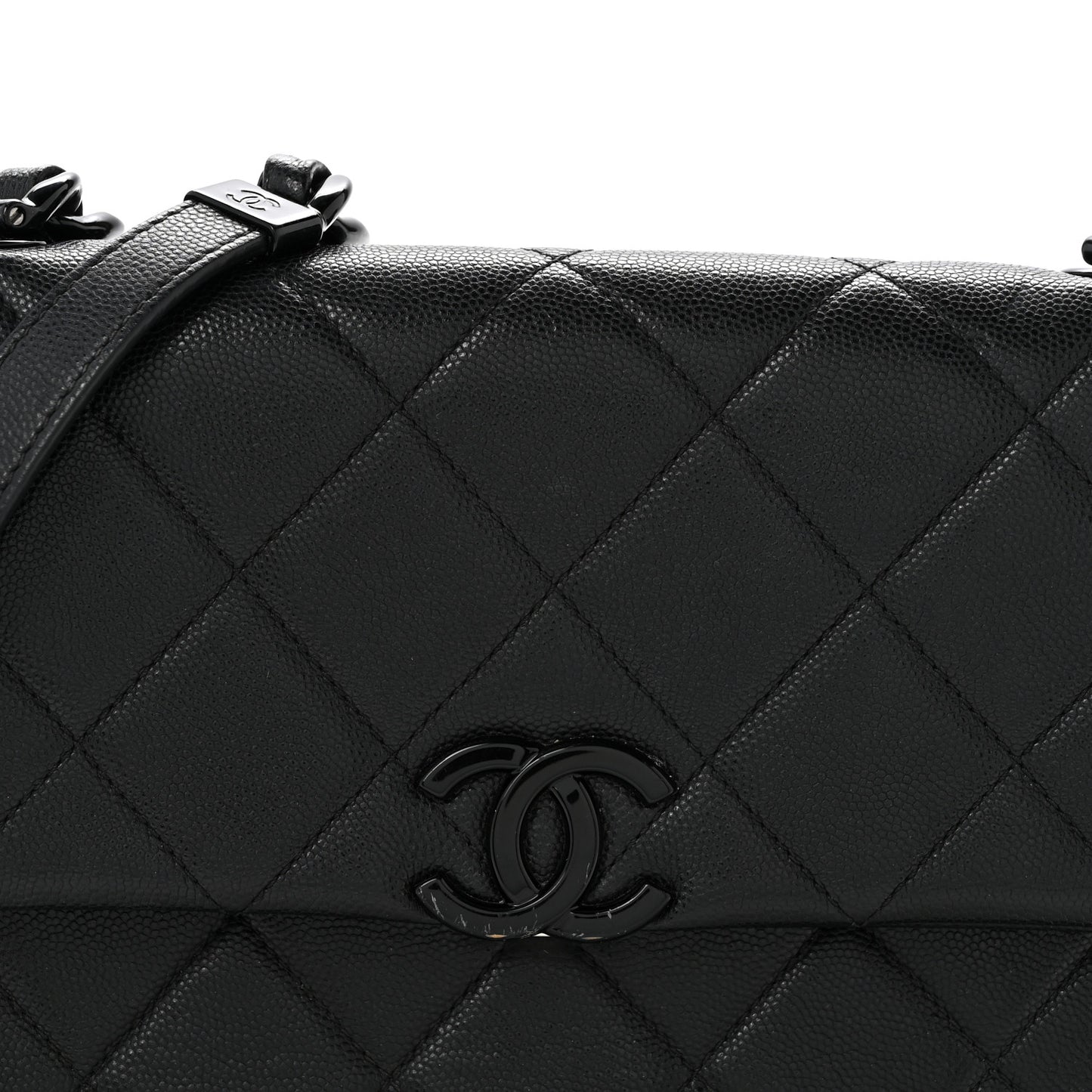 Caviar Quilted My Everything Flap Black