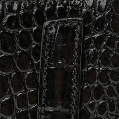Givenchy Calfskin Crocodile Embossed Mini Antigona Black 11 of 13