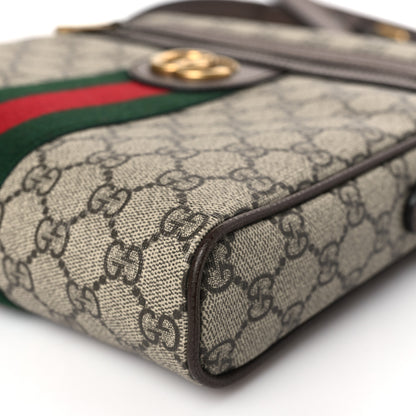Gucci GG Supreme Monogram Web Small Ophidia Messenger Bag Brown 9 of 10