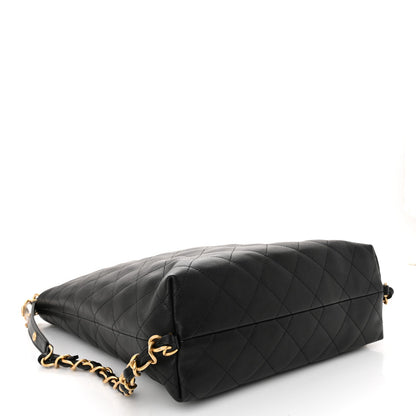Chanel Calfskin Quilted Large Backpack Black 4 of 10