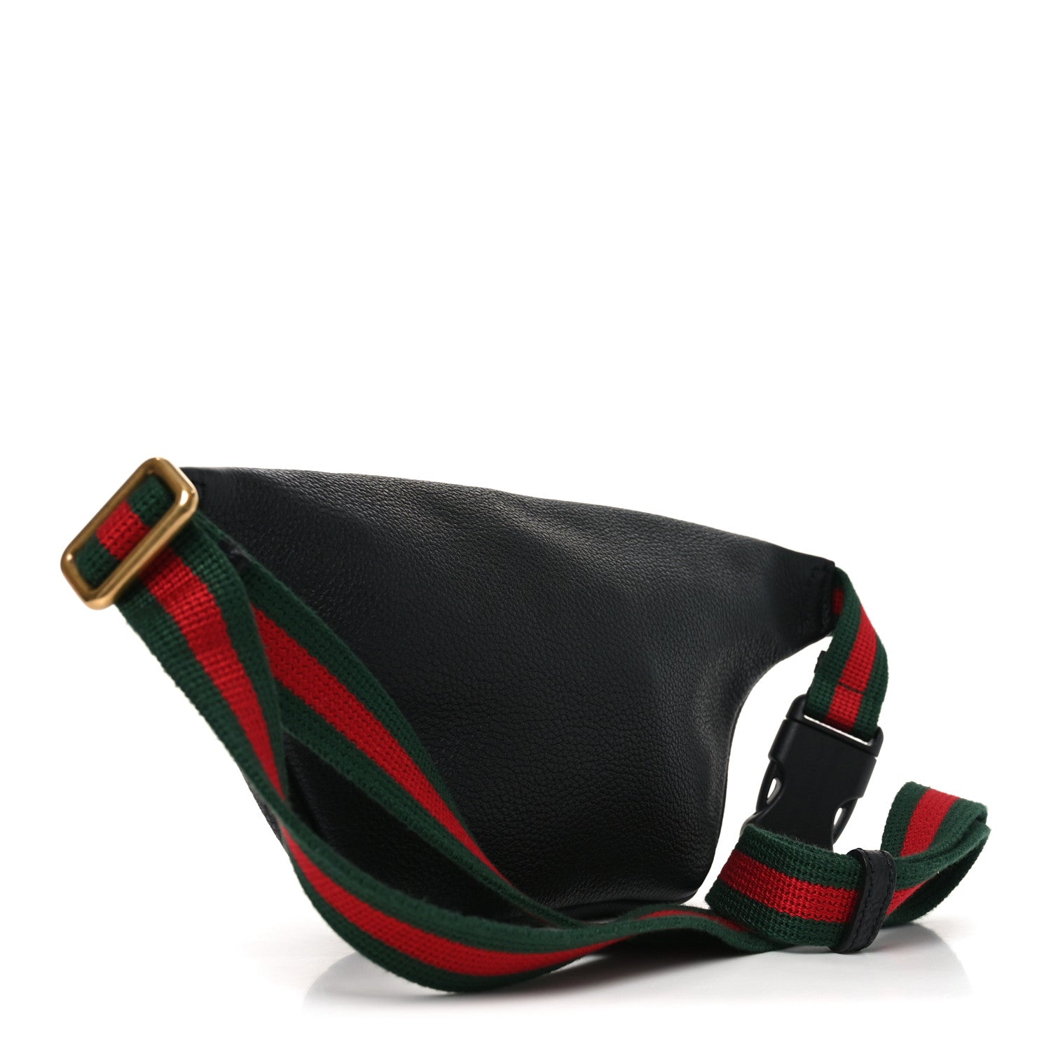 Gucci Grained Calfskin Small Logo Belt Bag Black 3 of 10