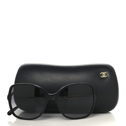 Chanel Lambskin Square Chain Sunglasses 5210-Q Black 7 of 7