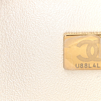 Chanel Iridescent Calfskin Embossed 2.55 Reissue Mini Flap White 7 of 10
