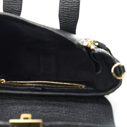 3.1 Phillip Lim Textured Calfskin Mini Pashli Satchel Black 5 of 10
